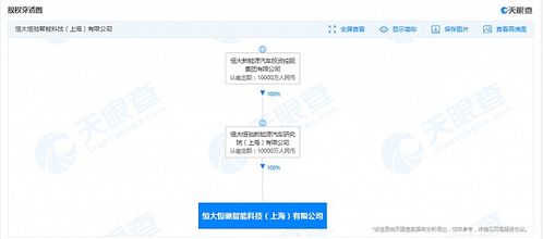 恒大新能源汽车成立新公司,注册资本1亿元
